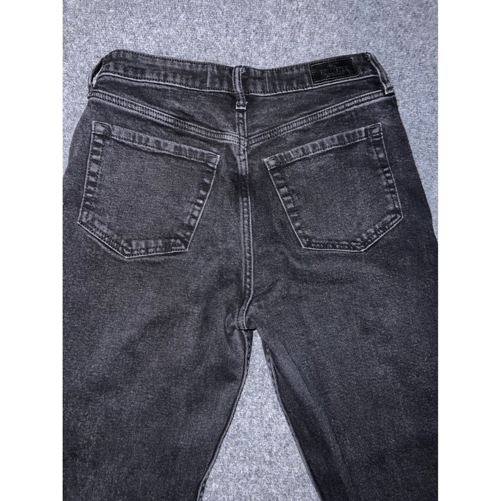Hollister Ultra High-Rise Mom Jeans Black Vintage Stretch Size 5R W27 L27 - Picture 7 of 7